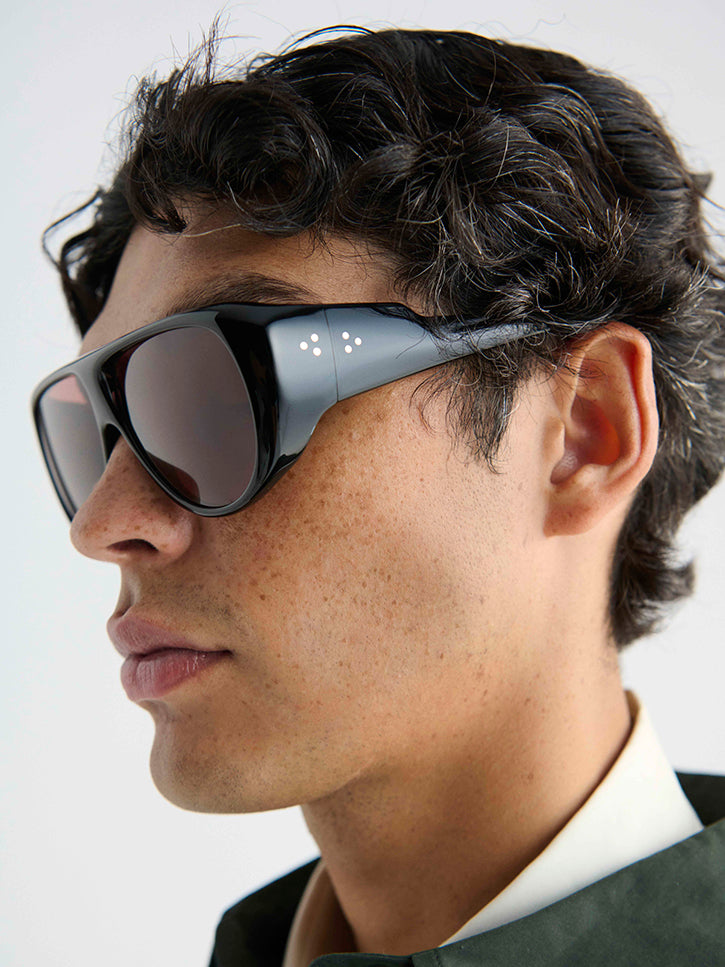 Port Tanger Gambia Sunglasses, Black/Tobacco | Stand Up Comedy