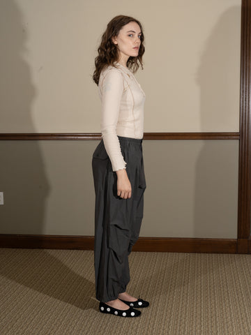 Lauren Manoogian Ripstop Pant, Coal - Stand Up Comedy