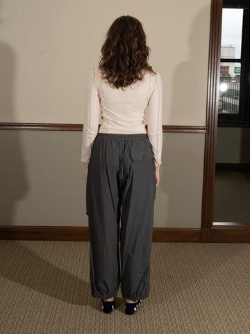 Lauren Manoogian Ripstop Pant, Coal - Stand Up Comedy