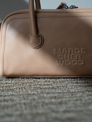 Marge Sherwood Soft Boston EW Bag, French Beige - Stand Up Comedy