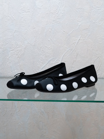 Hai x Reqins Harmony Ballerina, Black/White Polka Dot - Stand Up Comedy