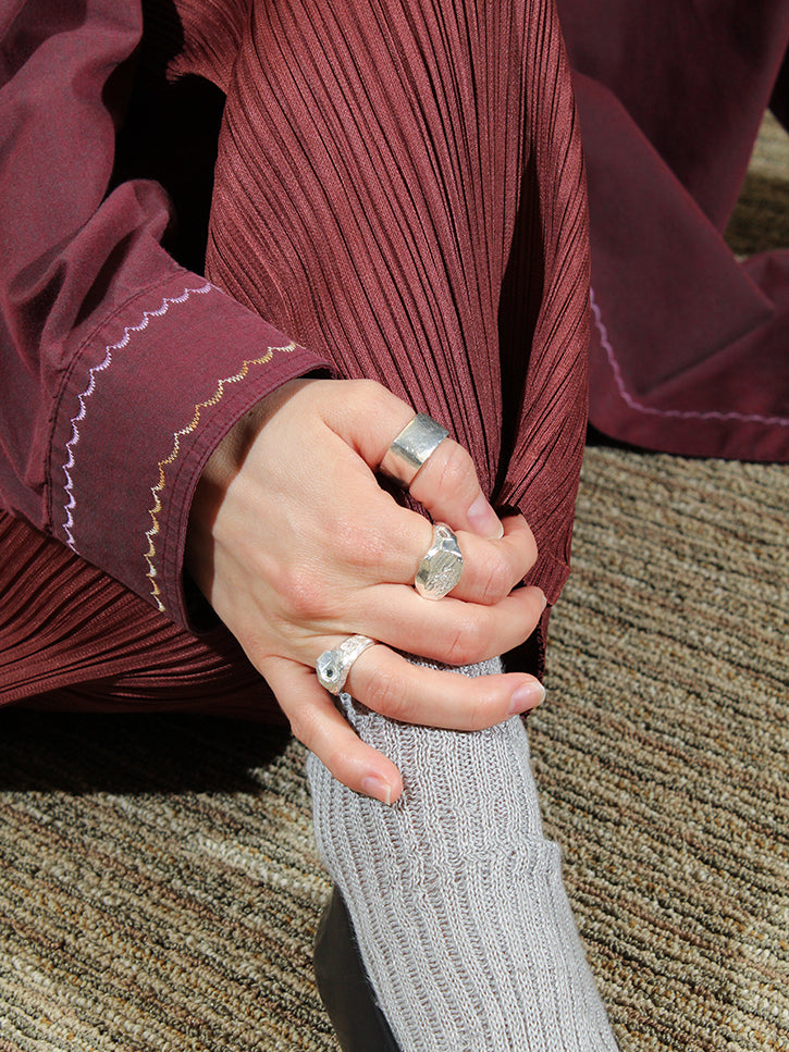 Simuero Agosto Ring, Silver | Stand Up Comedy