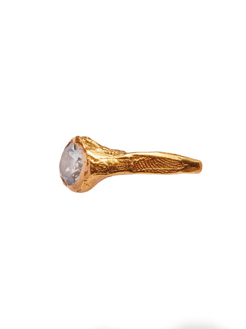 Simuero Faro La Mola Ring, Gold/Crystal