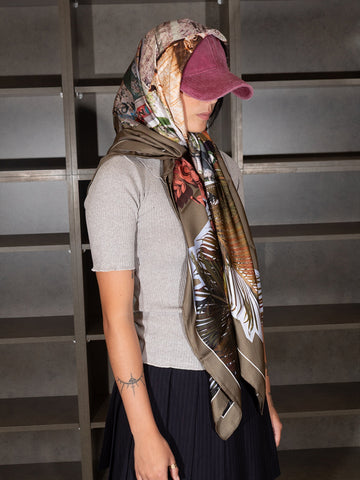 Studio 528 Pass Portal Solid Silk Scarf - Stand Up Comedy