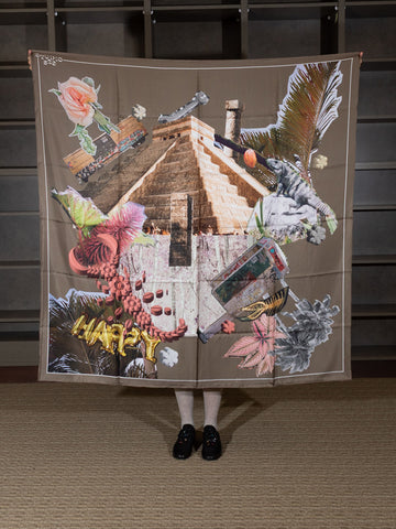 Studio 528 Pass Portal Solid Silk Scarf - Stand Up Comedy