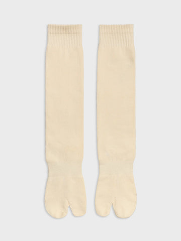Tabi X-High Socks, Off White - Stand Up Comedy