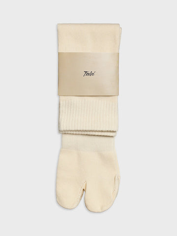 Tabi X-High Socks, Off White - Stand Up Comedy