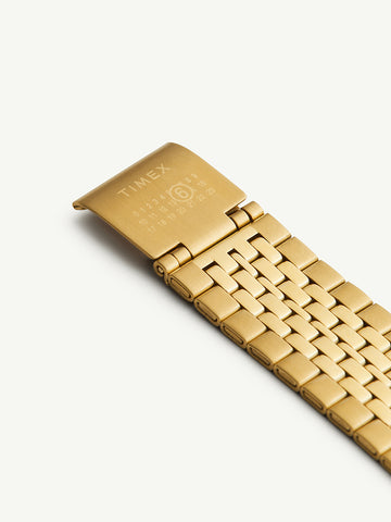 Timex x MM6 Maison Margiela T80 Steel Watch/Bracelet Set, Gold