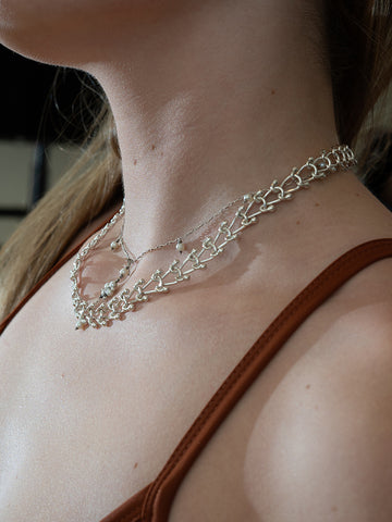 Vanya Sundari Link Necklace, Short (Skinny)