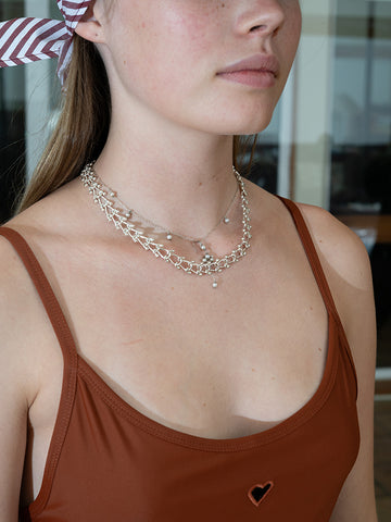 Vanya Sundari Link Necklace, Short (Skinny)