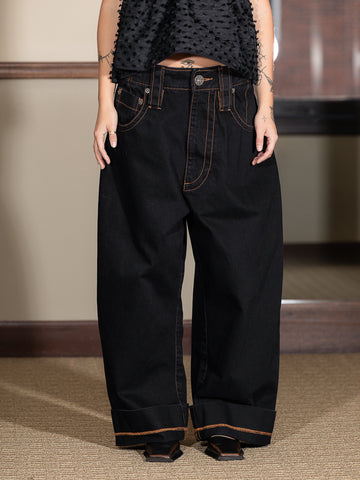 Vaquera Baby Jeans, Black Wash