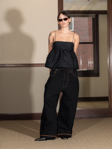 Vaquera Baby Jeans, Black Wash