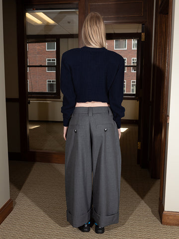 All-In Display Army Sweater, Navy