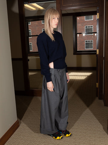 All-In Display Army Sweater, Navy