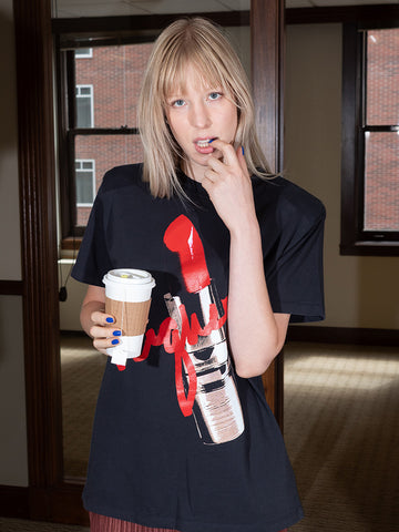 Vaquera Lipstick Oversized T-Shirt
