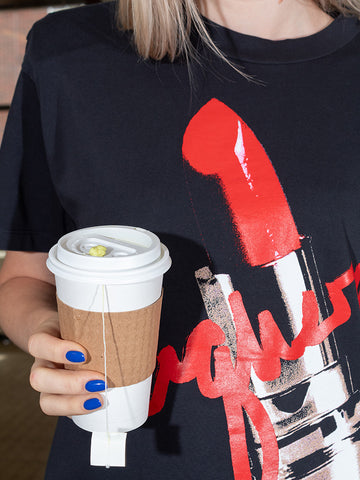 Vaquera Lipstick Oversized T-Shirt