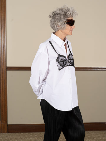 Vaquera Trompe L'oeil Bra Button Down - Stand Up Comedy
