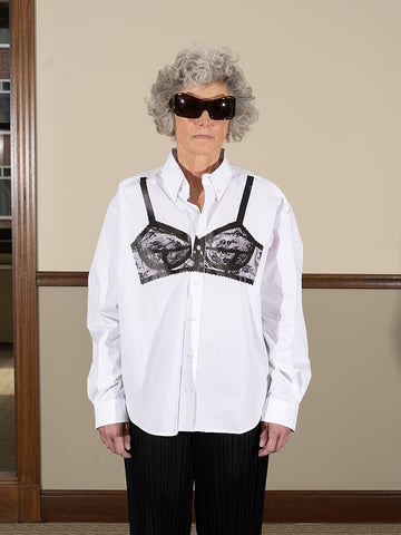 Vaquera Trompe L'oeil Bra Button Down - Stand Up Comedy