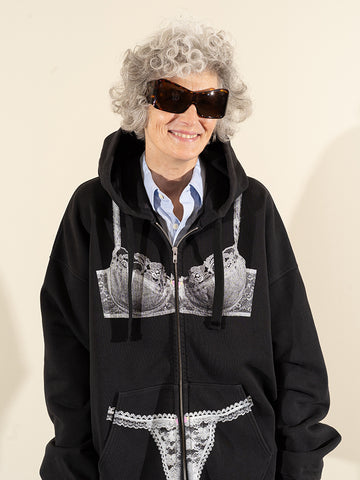 Vaquera Trompe L'Oeil Zip Hoodie - Stand Up Comedy