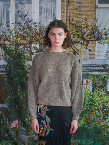 Atelier Delphine Balloon Sleeve Sweater, Deer - Stand Up Comedy