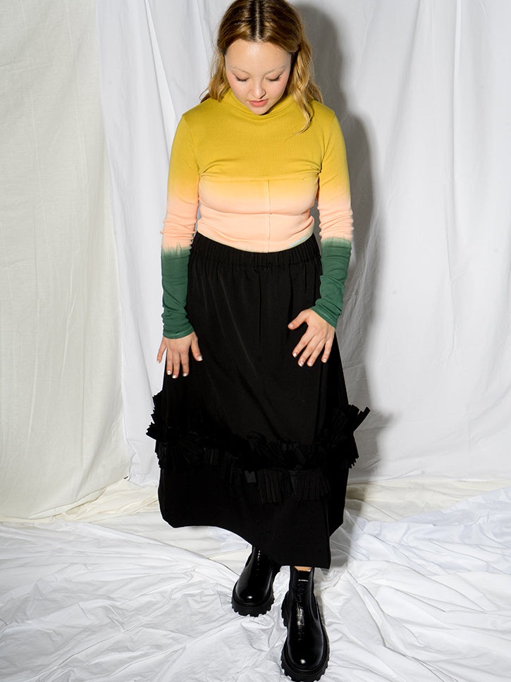Eckhaus Latta Lapped Baby Turtleneck, Sunset | Stand Up Comedy