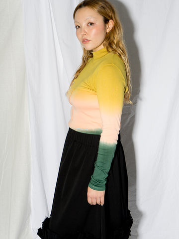 Eckhaus Latta Lapped Baby Turtleneck, Sunset - Stand Up Comedy