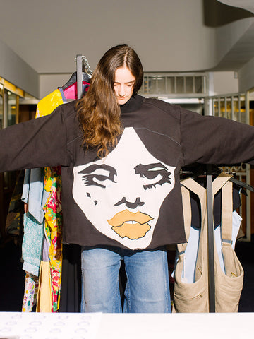 Francesca Longo Face Sweatshirt No. 4
