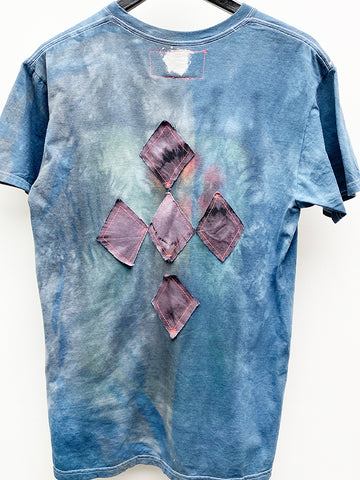 Frankie Krupa Vahdani Tie-Dye Rug Quilt T-Shirt, Short Sleeve