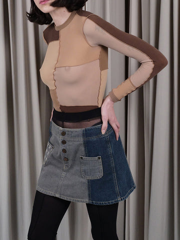 Gossip Shop Hysteric Glamour Denim Skirt