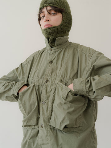 Kapital Broad Cloth Anorak Shirt, Khaki - Stand Up Comedy