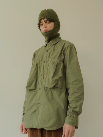 Kapital Broad Cloth Anorak Shirt, Khaki