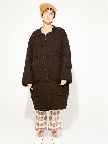 Kapital Rip Stop Quilted Samu Coat - Stand Up Comedy