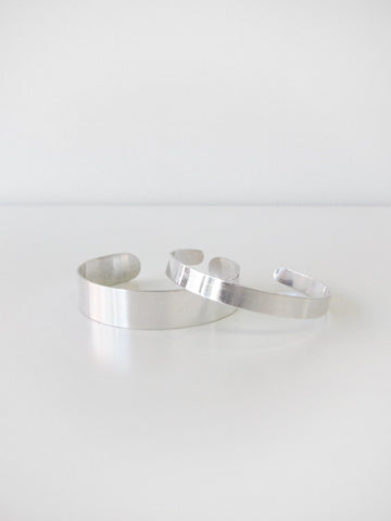 Kat Seale Medium Cuff, Silver - Stand Up Comedy