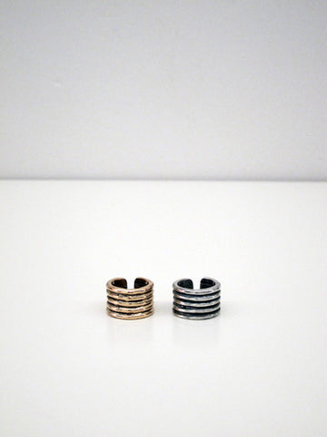 Kat Seale Ribbed Ring, Bronze - Stand Up Comedy