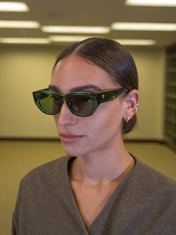Vada Kauboi Eyewear, Emerald/G15 Lens