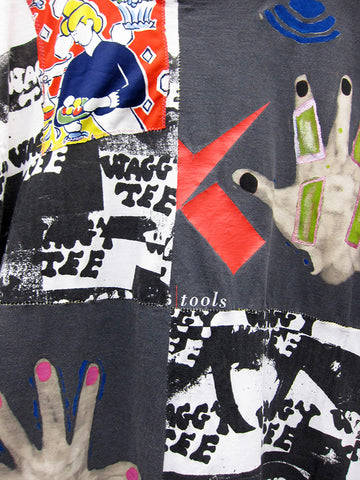 Waggy Tee Patchwork Handprint 1